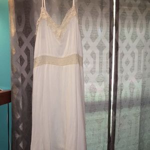 creme lace dress